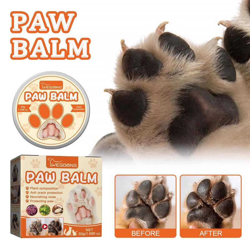 Pet Foot Care Balm, Pet Paw Moisturizing Cream, Pet Foot Care Product for Dog & Cat